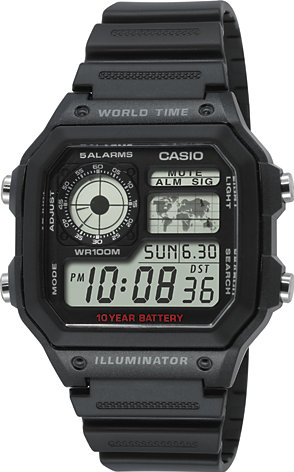Casio Collection Men AE-1200WH-1AVEF Digitaluhr für Herren