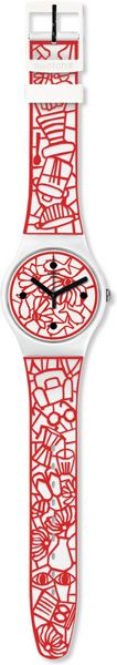 Swatch CUTOTTO SUOZ259C Dames armbandhorloge Swatch CUTOTTO SUOZ259C Dames armbandhorloge