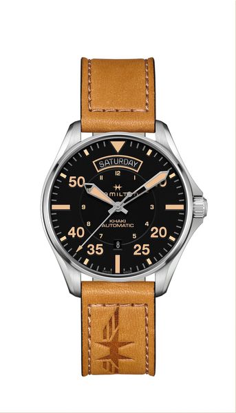 Hamilton Khaki Pilot Auto Day Date H64645531 Orologio automatico uomo