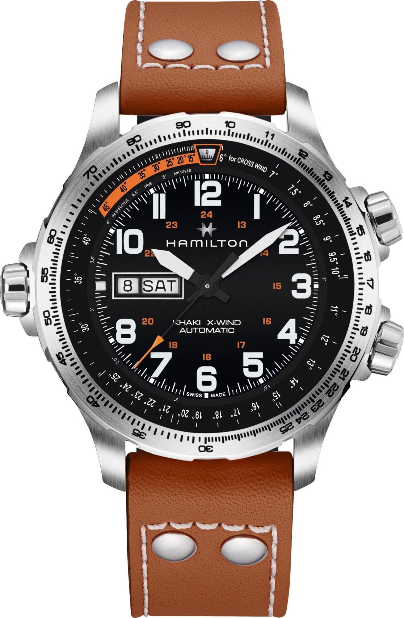 Hamilton Khaki X-Wind Day Date H77755533 Automatisch horloge voor heren