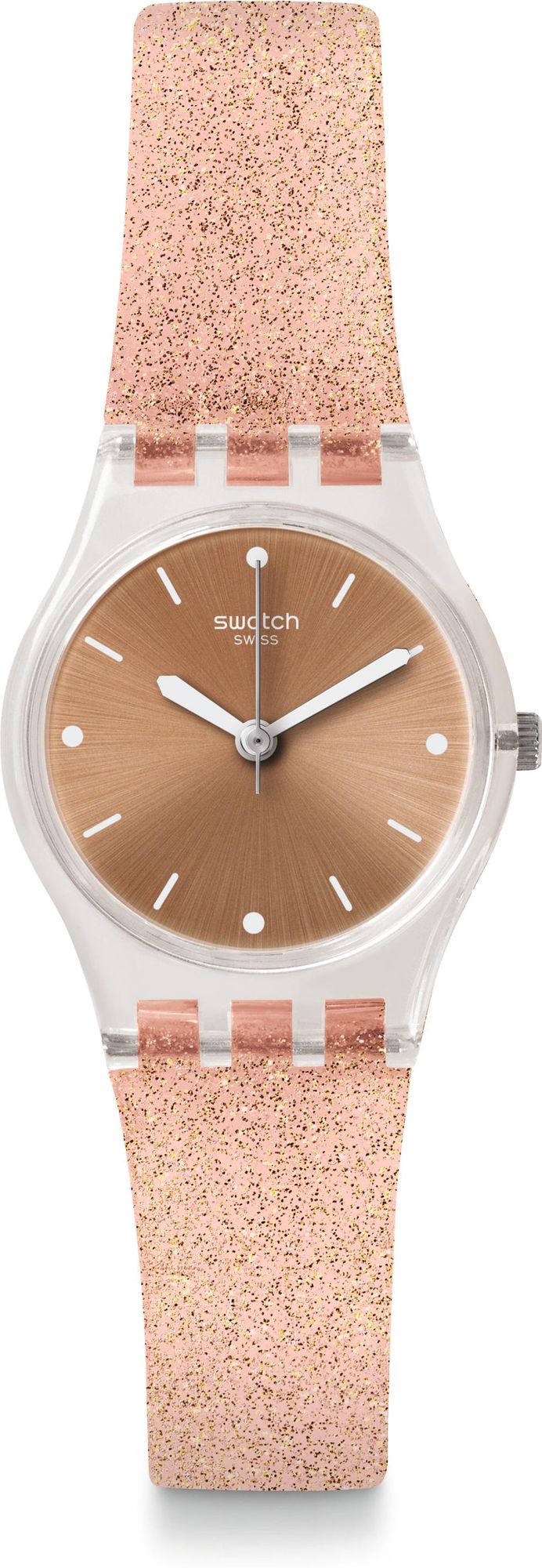 Swatch Lady PINKINDESCENT TOO LK354D Montre Bracelet pour femmes Fabriqué en Suisse