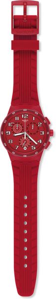 Swatch New Chrono Plastic RED STEP SUSR404 Herrenchronograph Swiss Made