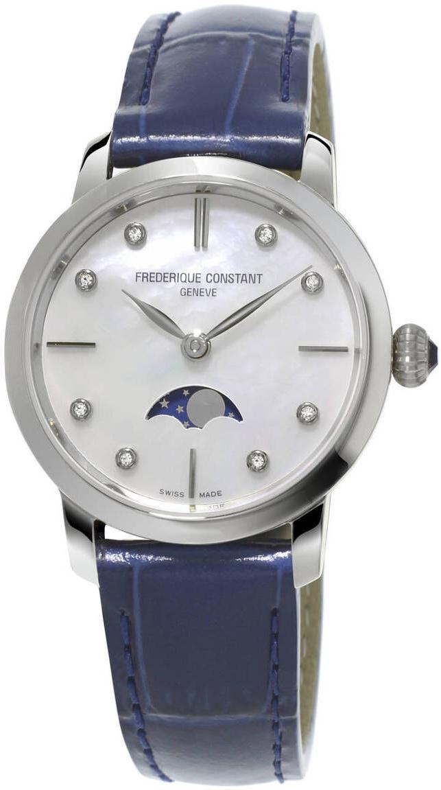 Frederique Constant Geneve Slimline Ladies Moonphase Quartz FC-206MPWD1S6 Wristwatch for women